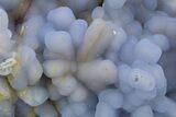Blue Chalcedony Pseudomorph After Anhydrite - Peru #319351-1